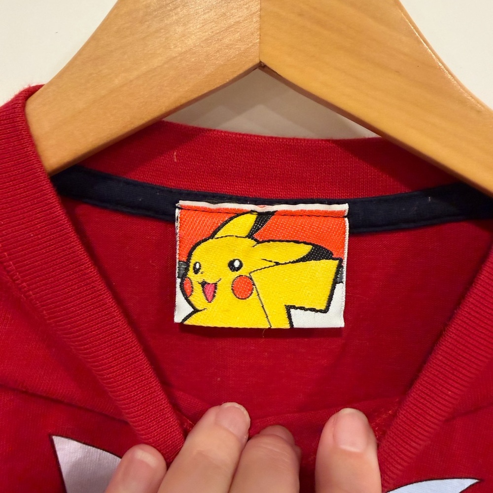 Pokemon Red and Navy Long Sleeve Tee - Picture 5 of 16